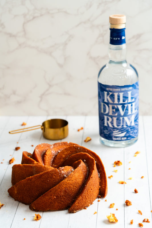 Large Salted Caramel Rum Cake